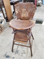 Antique / Vintage Lehman Baby High Chair