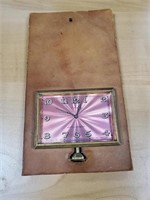 HARDY & HAYES Co. 1927 PINK 8 DAY DASHBOARD CLOCK