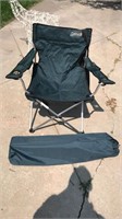 Two Coleman larger folding bag chairs
