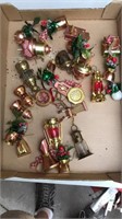 23 brass and copper ornaments