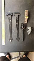 Vintage gate hardware, 2 long pieces are made in