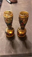 Pair of 1970’s miniature oil lamps