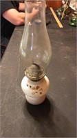 Possibly Bristol oil lamp 12 1/2 x 4 1/2”