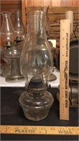 Wall bracket arm mount Glass oil lamp. Made in
