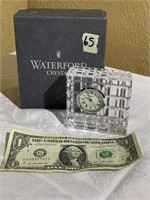 Waterford Crystal Desk Clock