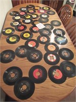 45 RPM RECORDS INCLUDING '50 & 60'S ELVIS