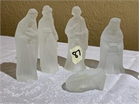 Crystal Nativity Scene