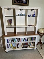 Painted Wooden Book Shelf