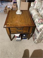 Wooden 1 Drawer End Table