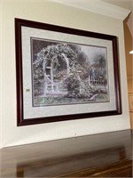 Decorative Framed Print Signed
