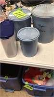 Tupperware canisters