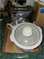 Slow Cooker Crock Pot, Chopper & 2 slice toaster