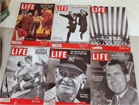 Life Magazines ( 6),   Nixon, Casey Stengel