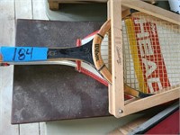 Wilson Racket Includes wooden box and one other