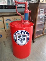 SACONY MOTOR OIL FUEL TANK