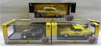 (3) 1:24 M2 Diecast "Moon Equipped" Car Models