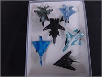 JOB LOT - (6) MODEL AIRPLANES - FIGHTER PLANES