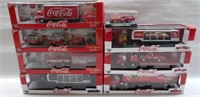 (8) 1:64 M2 Diecast Coca-Cola Diecast Models