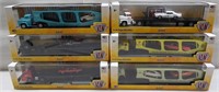 (6) 1:64 M2 Diecast Auto Haulers