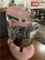 PINK KITCHEN AID MIXER