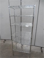 NARROW 6 TIER CHROME METRO STYLE RACK