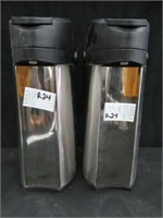 2 S/S COFFEE THERMOS PUMP / POTS