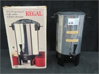 REGAL S/S 10 TO 30 CUP COFFEE MAKER / PERK