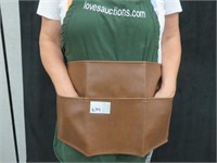 24 NEW BROWN 1/2 SIZE APRONS