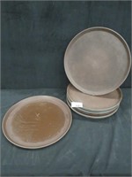 14 ROUAND BAR TRAYS - VARIOUS SIZES