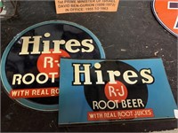 HIRES R-J ROOT BEET METAL SIGNS
