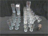 ASSORTED BAR GLASSWARE APPROX. (41) PIECES