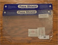 2 pcs. Face Shields New In Wrap