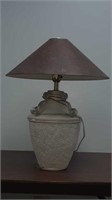 Ceramic metal table lamp 28 in tall