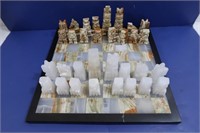 Marble Chess Set(1 horse broken, can be glued)