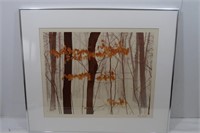 Framed/Matted Print signed Ray Hartl-27x22"