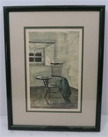 Dry Brush Framed Andrew Wyeth Print