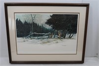 Jack Anderson signed Print 426/500-The Open Gate