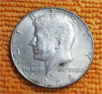 1968 Kennedy Half Dollar