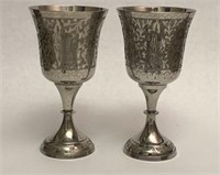 Silver Plated Goblets