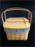 Wooden Sewing Basket