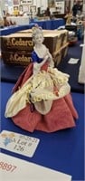 SIGNED MARIE ANTIONETTE TEA COZY DOLL FIGURINE