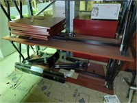 8 Steel Framed Timber Topped Office Desks