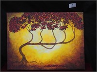 18" X 24" Beautiful Canvas Wall Picture (Tree and