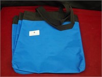 Canvas Bags/Totes Blue with Black trim and Handle