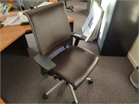 3 Black Managers Arm Chairs