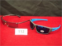 Set of Men's Mirrored Glasses PC Lens UV 400 Prote