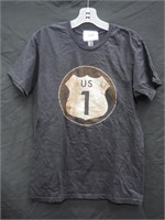 Men's T-Shirt with (Interstate US Highway 1 logo)