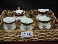 Sun Pottery Victorian Tea Set