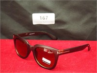 Unisex Sunglasses UV 100% Dark Brown Frame and Len