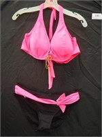 FoClassy Hot Pink and Black Bikini